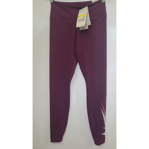Leggings Nike Running Swoosh Purple Nike Classics High-Rise Futura
